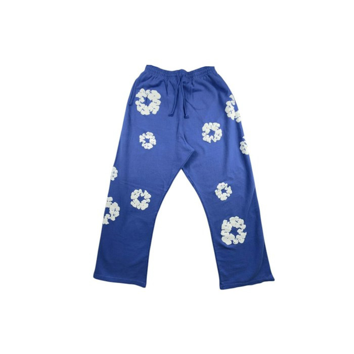 Спортивные штаны Denim Tears Cotton Wreath Baggy Sweatpants Blue Спортивные штаны Denim Tears Cotton Wreath Baggy Sweatpants Blue