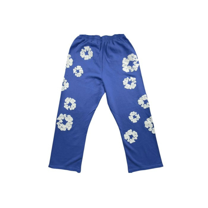 Спортивные штаны Denim Tears Cotton Wreath Baggy Sweatpants Blue Спортивные штаны Denim Tears Cotton Wreath Baggy Sweatpants Blue