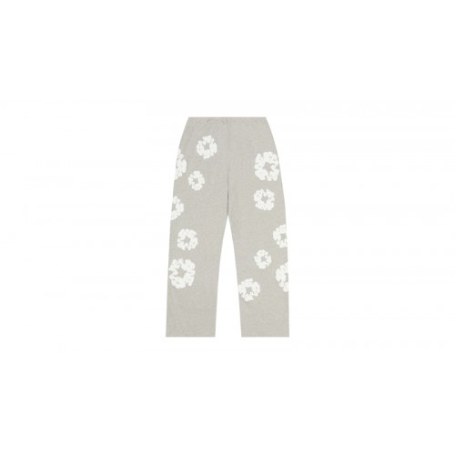 Denim Tears Cotton Wreath Baggy Sweatpants Grey
