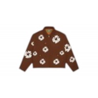Denim Tears Cotton Wreath Canvas Work Jacket Brown