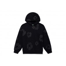 Denim Tears Cotton Wreath Hoodie Black Monochrome