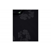 Denim Tears Cotton Wreath Hoodie Black Monochrome