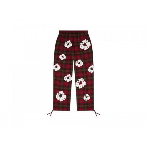Denim Tears Cotton Wreath Pajama Pants Red