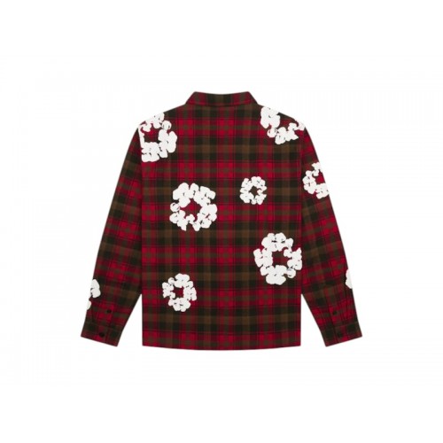 Denim Tears Cotton Wreath Pajama Shirt Red