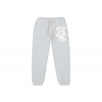 Denim Tears Cotton Wreath Peace University Sweatpant Heather Grey
