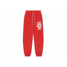 Denim Tears Cotton Wreath Peace University Sweatpant Red