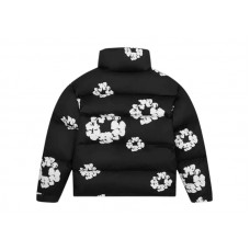 Denim Tears Cotton Wreath Puffer Jacket Black