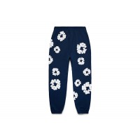 Denim Tears Cotton Wreath Sweatpants Navy