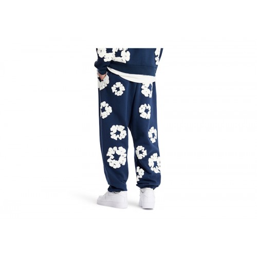 Denim Tears Cotton Wreath Sweatpants Navy Denim Tears Cotton Wreath Sweatpants Navy