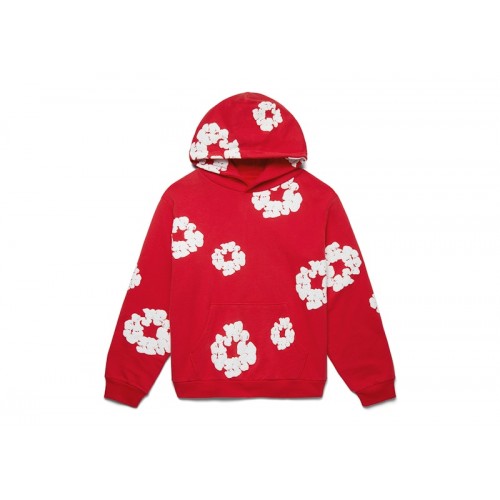 Denim Tears Cotton Wreath Sweatshirt Red Denim Tears Cotton Wreath Sweatshirt Red