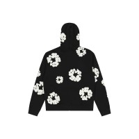 Denim Tears Cotton Wreath Zip Hoodie Black