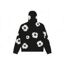 Denim Tears Cotton Wreath Zip Hoodie Black