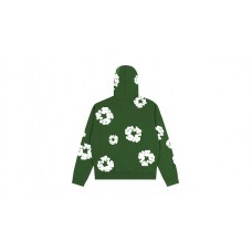 Denim Tears Cotton Wreath Zip Hoodie Green