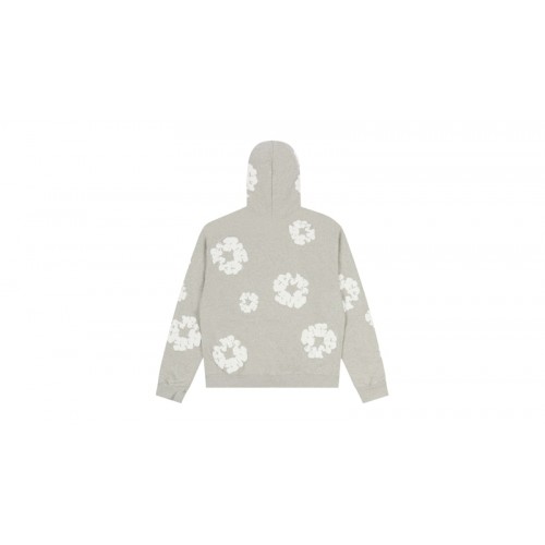 Denim Tears Cotton Wreath Zip Hoodie Grey