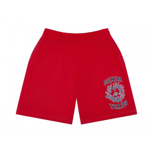 Denim Tears Denim University Mesh Shorts Red