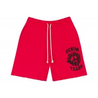 Denim Tears Denim University Sweat Shorts Red