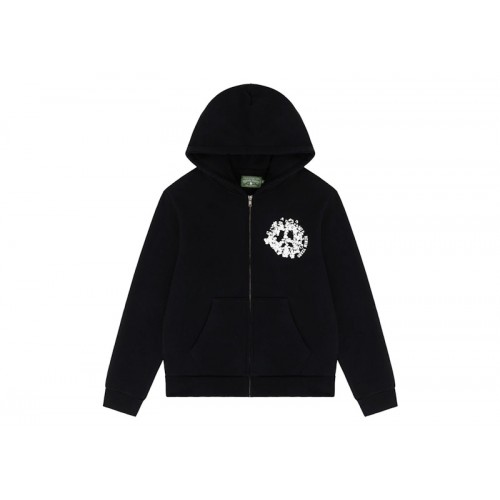 Denim Tears Denim University Zip Hoodie Black