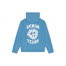 Denim Tears Denim University Zip Hoodie Light Blue