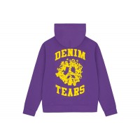 Denim Tears Denim University Zip Hoodie Purple