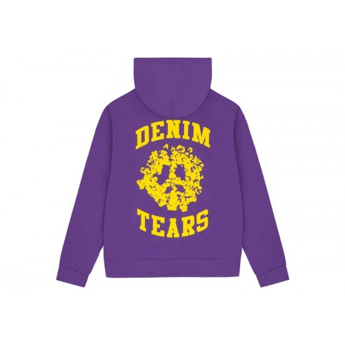 Denim Tears Denim University Zip Hoodie Purple