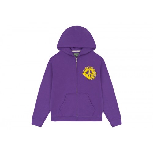 Denim Tears Denim University Zip Hoodie Purple