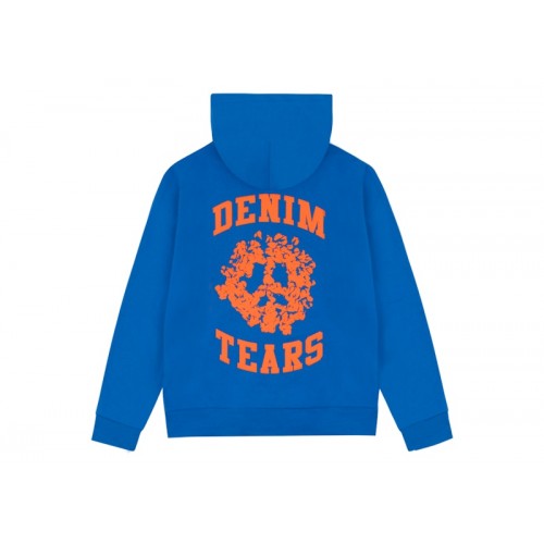 Denim Tears Denim University Zip Hoodie Royal Blue