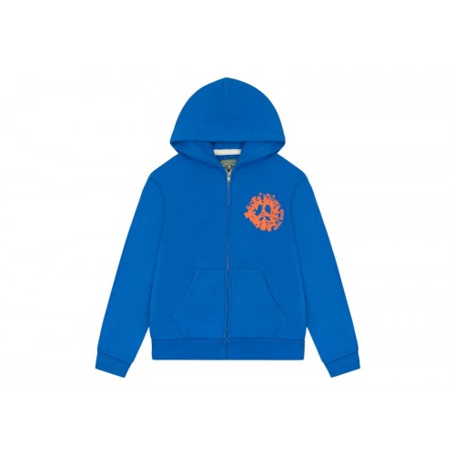 Denim Tears Denim University Zip Hoodie Royal Blue