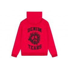 Denim Tears Denim University Zip Hoodie (SS24) Red