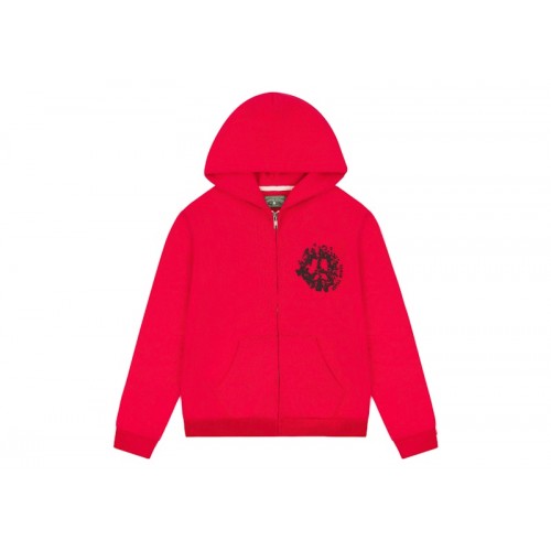 Denim Tears Denim University Zip Hoodie (SS24) Red