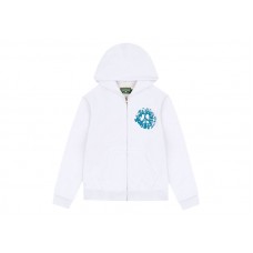 Denim Tears Denim University Zip Hoodie White