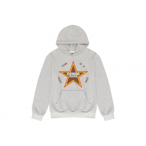 Denim Tears Every Tear is a Start Hooded Sweatshirt Grey