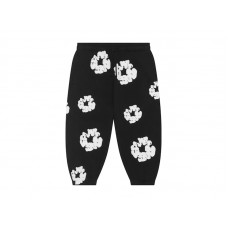 Denim Tears Kids Cotton Wreath Sweatpants Black