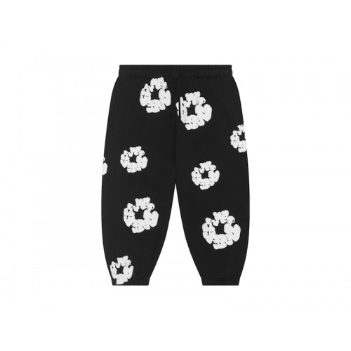 Denim Tears Kids Cotton Wreath Sweatpants Black