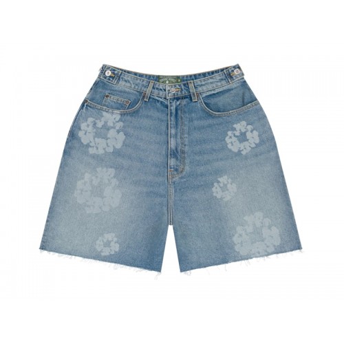 Denim Tears Laser Wreath Denim Short Blue
