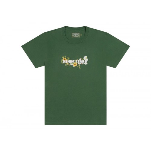 Denim Tears Logo Tee Green