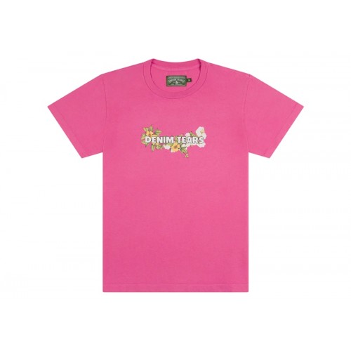 Denim Tears Logo Tee Pink