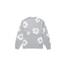 Denim Tears Long Sleeve Cotton Wreath T-shirt Grey
