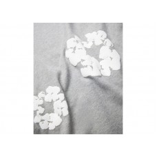 Denim Tears Long Sleeve Cotton Wreath T-shirt Grey