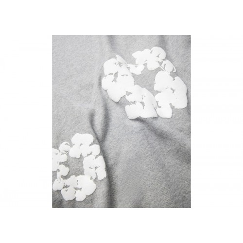 Denim Tears Long Sleeve Cotton Wreath T-shirt Grey