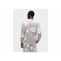 Denim Tears Long Sleeve Cotton Wreath T-shirt Grey