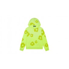 Denim Tears Mono Cotton Wreath Hoodie Neon Green