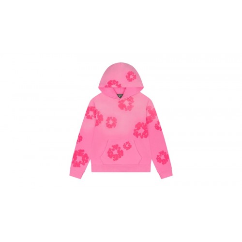 Denim Tears Mono Cotton Wreath Hoodie Pink