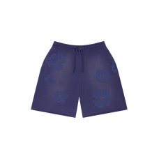 Denim Tears Mono Cotton Wreath Sweat Shorts Washed Blue