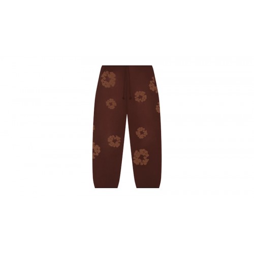 Denim Tears Mono Cotton Wreath Sweatpants Brown