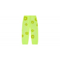 Denim Tears Mono Cotton Wreath Sweatpants Neon Green