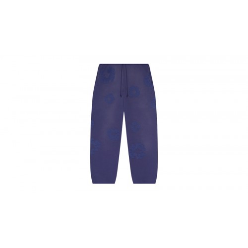 Denim Tears Mono Cotton Wreath Sweatpants Washed Blue