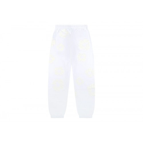 Denim Tears Mono Cotton Wreath Sweatpants White