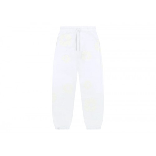 Denim Tears Mono Cotton Wreath Sweatpants White