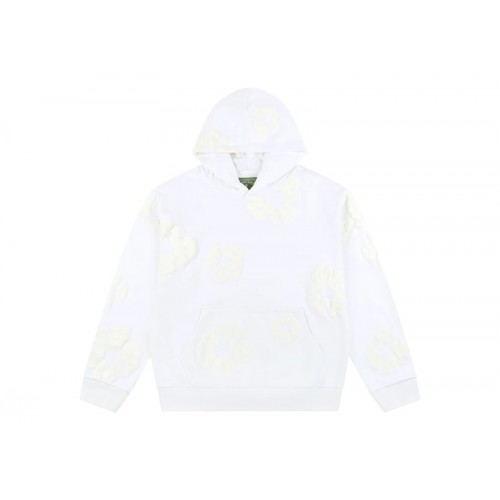 Denim Tears Mono Cotton Wreath Sweatshirt White