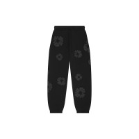 Denim Tears Mono Wreath Sweatpants Black
